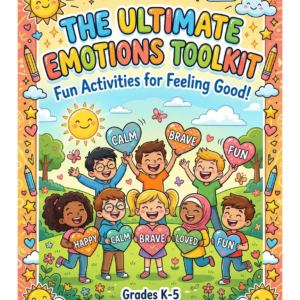 Kids Emotional Regulation Toolkit | 20 SEL Worksheets | Feelings Check In, Calm Down Corner, Coping Skills, Emotion Wheel K-5