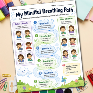 Mindful Breathing Worksheet